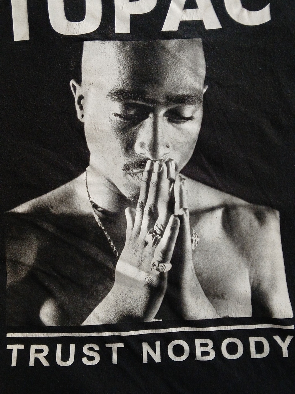 Tupac 'Trust Nobody' Black Graphic Tee